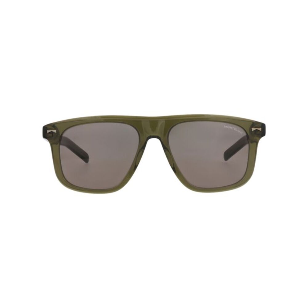 Montblanc Square-Frame Acetate Sunglasses Green Mens